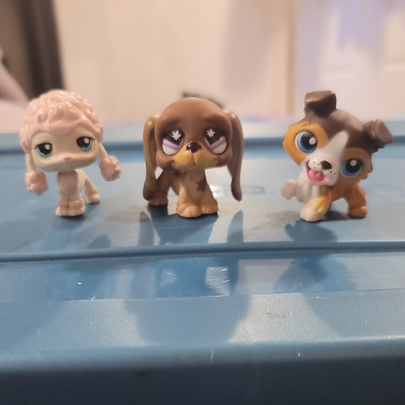 Littlest Pet Shop Other - Littlest Pet Shop Brown and Pink Mini Pet Figures